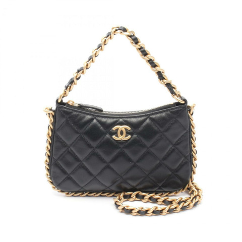 CHANEL Matelasse 單肩包 小羊皮 女款 黑色 AP3487