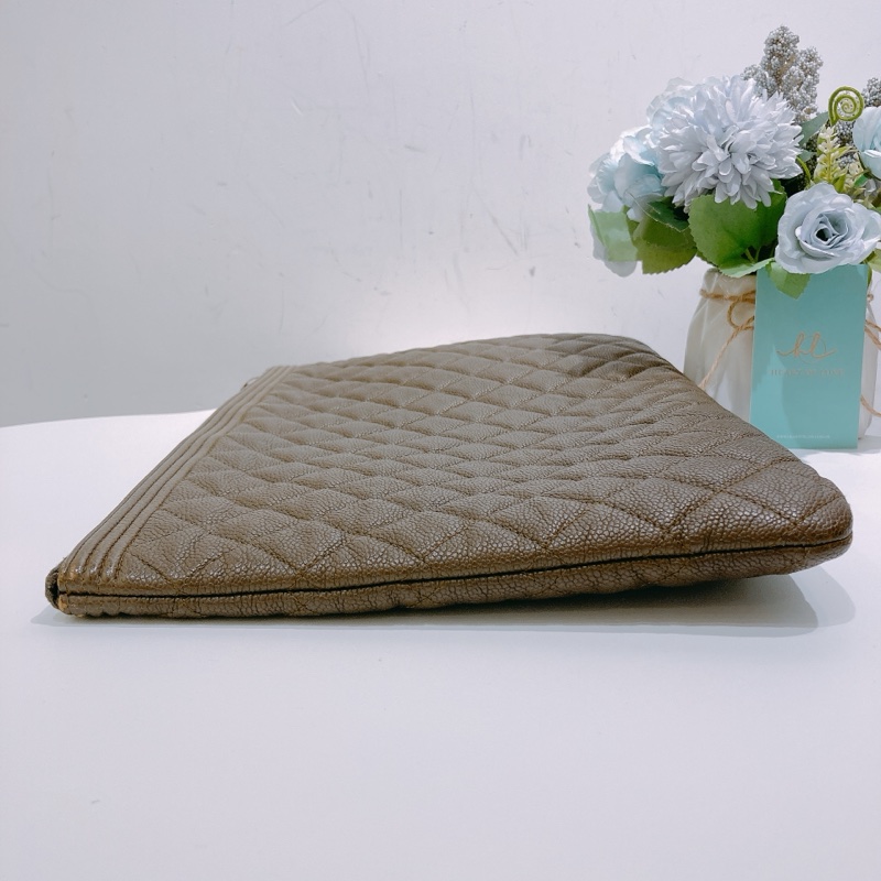 TW4314 Chanel 香奈兒大號 手拿包 Boy Zipped Clutch Large-3