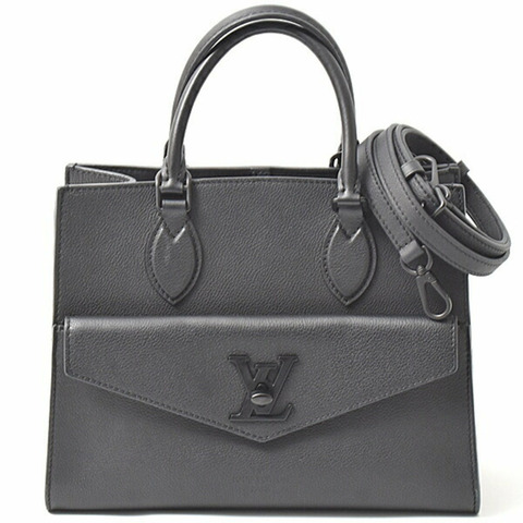 Louis Vuitton 女款 Rock Me Tote PM 手提包單肩包 黑色 M55845