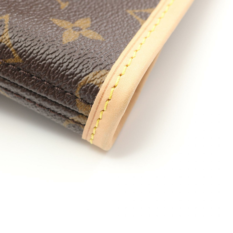 LOUIS VUITTON Neverfull GM 單肩托特包 M40157 Monogram 帆布 棕色 二手-5