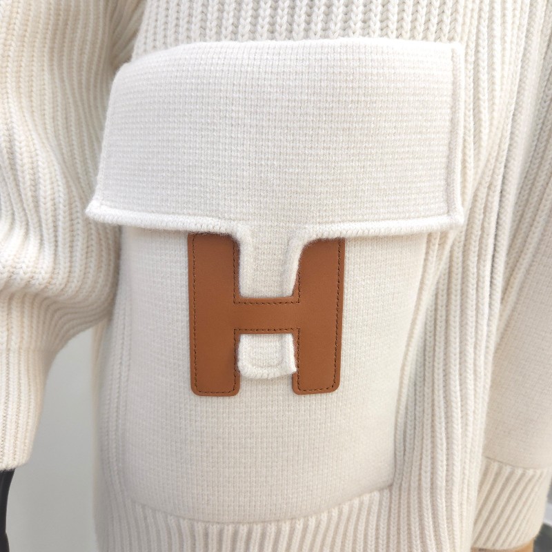 Hermès 針織高領毛衣外套 38-4