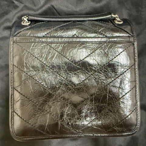 YSL Niki baby 黑銀有D扣