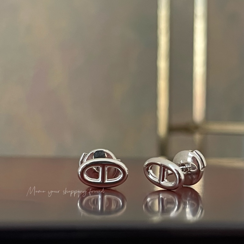 《我有個朋友在代購》愛馬仕豬鼻純銀耳環-0