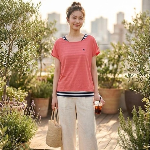 BURBERRY  藍標 二件式戰馬背心+上衣