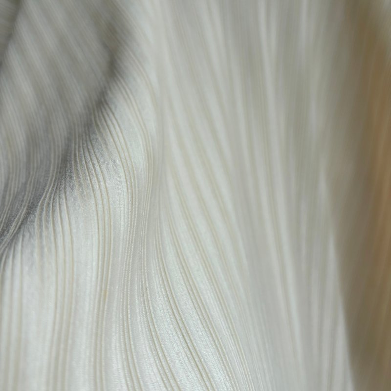 :: 三宅一生 PLEATS PLEASE :: PP 5號 米色造型領長袖上衣 NT$6,880-8
