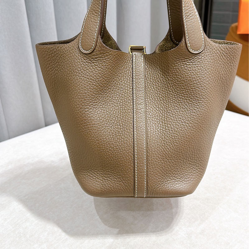 愛馬仕HERMES_Picotin/18/大象灰/金扣-1