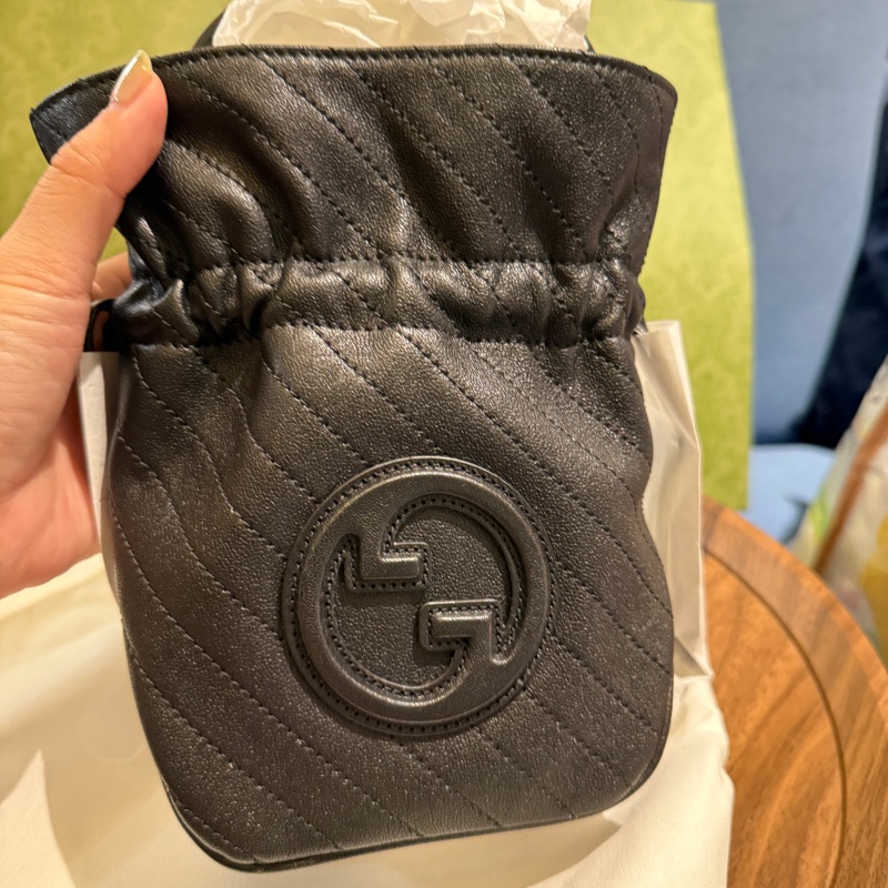 GUCCI Blondie Mini Bucket💗with chain可以斜揹水桶包-5