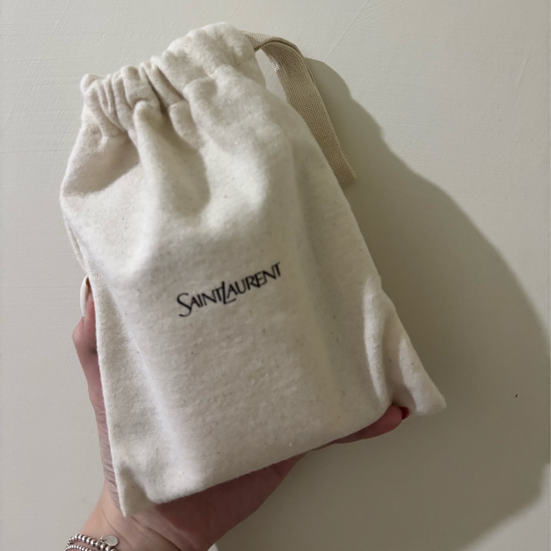 YSL UPTOWN粒面壓紋皮革短夾 九成新-16