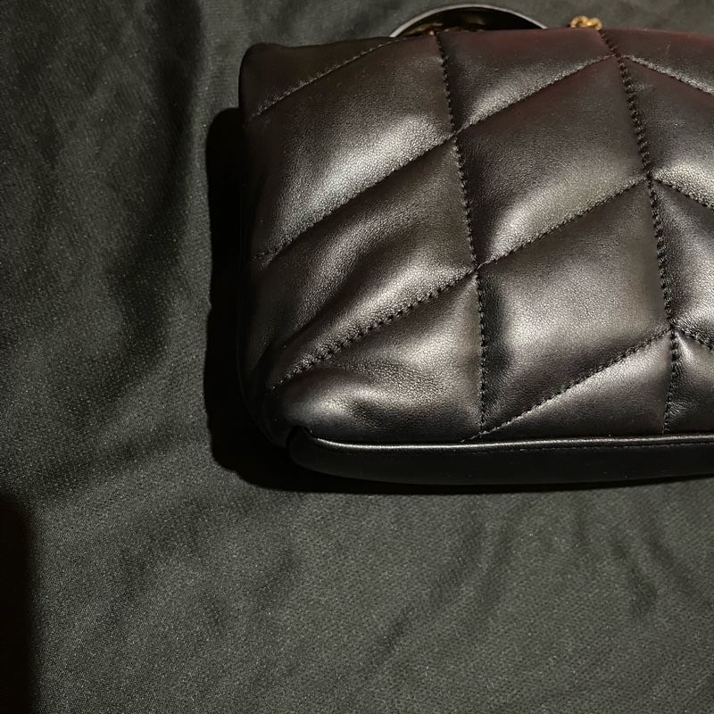 SAINT LAURENT  黑色金釦PUFFER MINI(附台灣購證）-31