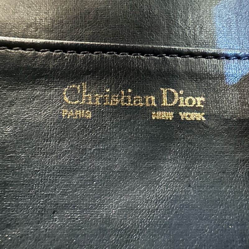 Christian Dior Vintage 皮革信封包-10