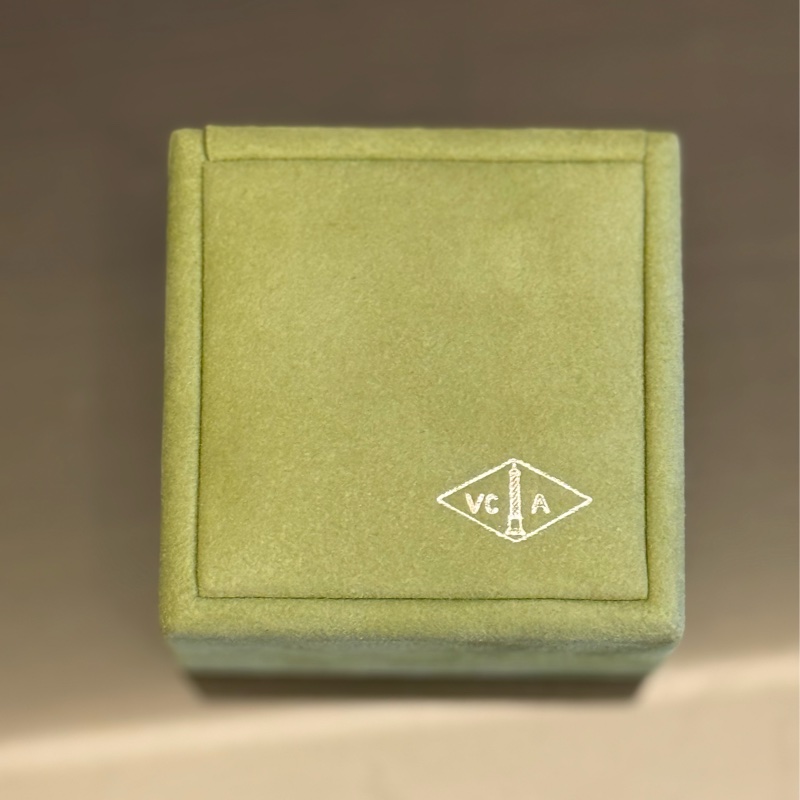 VCA經典白色四葉草項鍊-10