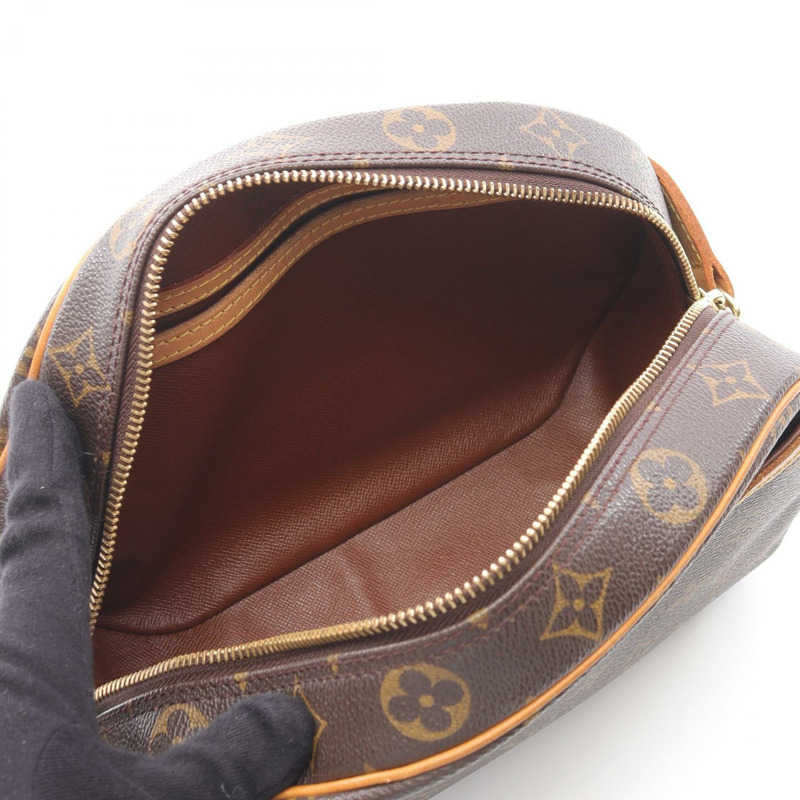 LOUIS VUITTON Blois 單肩斜背包 M51221 Monogram 帆布 棕色 二手 LV-2