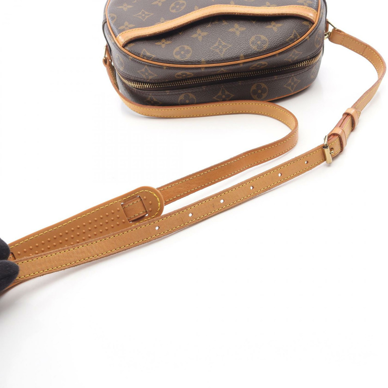 LOUIS VUITTON Blois 單肩斜背包 M51221 Monogram 帆布 棕色 二手 LV-9