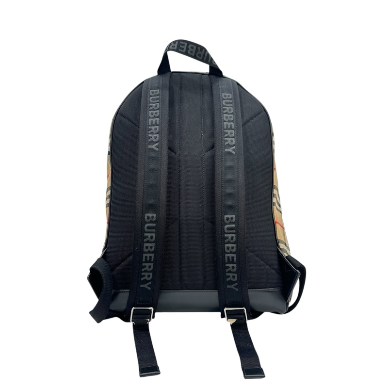 Burberry 經典格紋帆布後背包-1