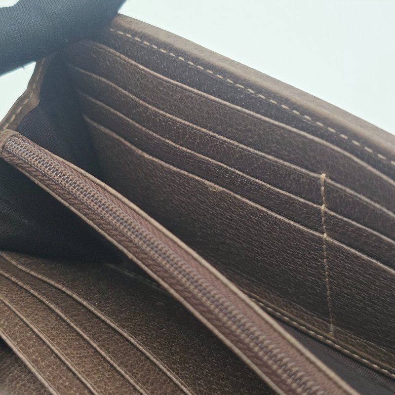 GUCCI GG OPHIDIA系列 WOC 咖色鏈條錢包-10