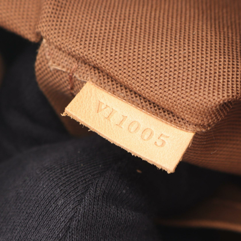 LOUIS VUITTON Batignolle 手提包 M51156 Monogram 帆布 棕色 二手 女款-4