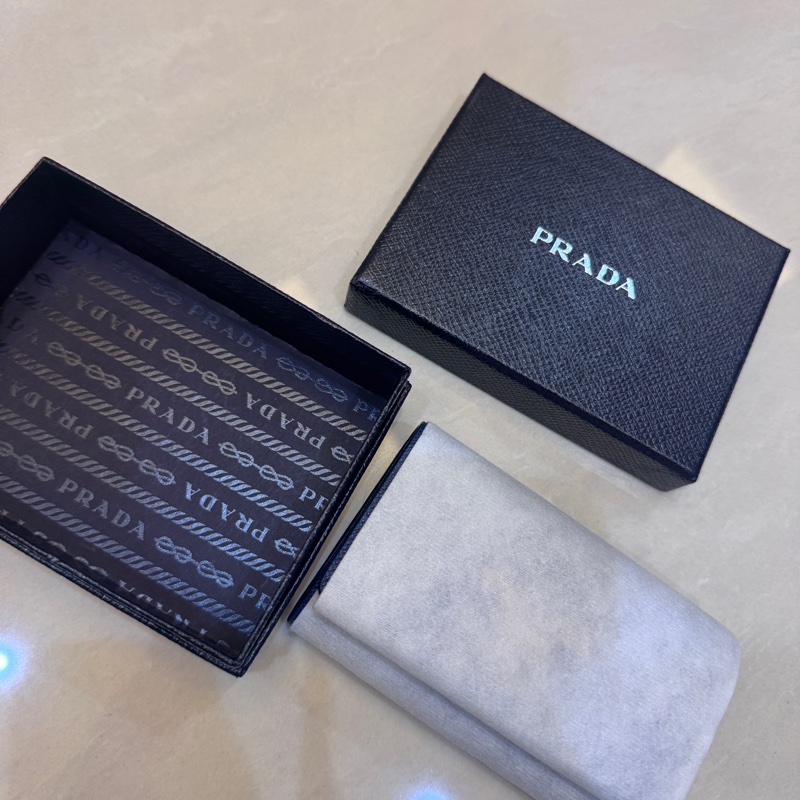 PRADA /藍色/零錢包/全新-7