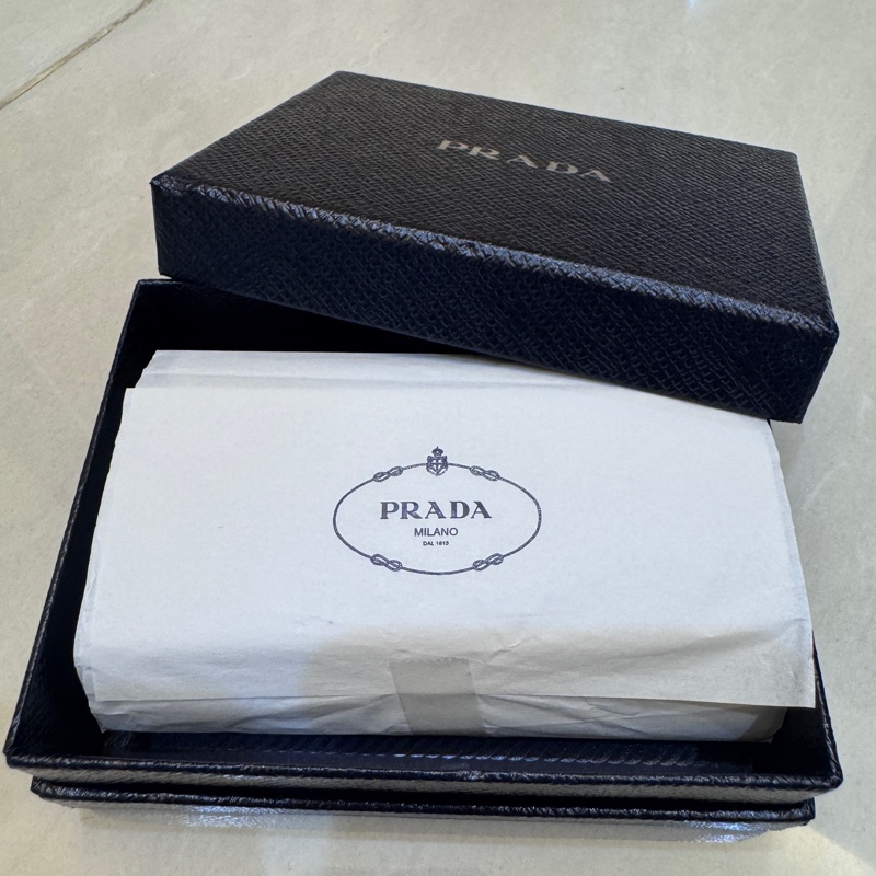 PRADA /藍色/零錢包/全新-8