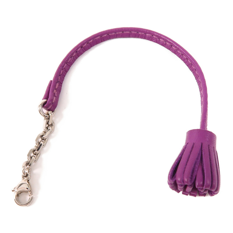 HERMES Swift皮革Carmencita銀扣掛飾-1