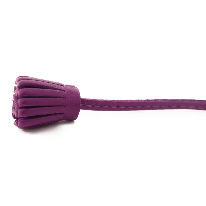 HERMES Swift皮革Carmencita銀扣掛飾-3