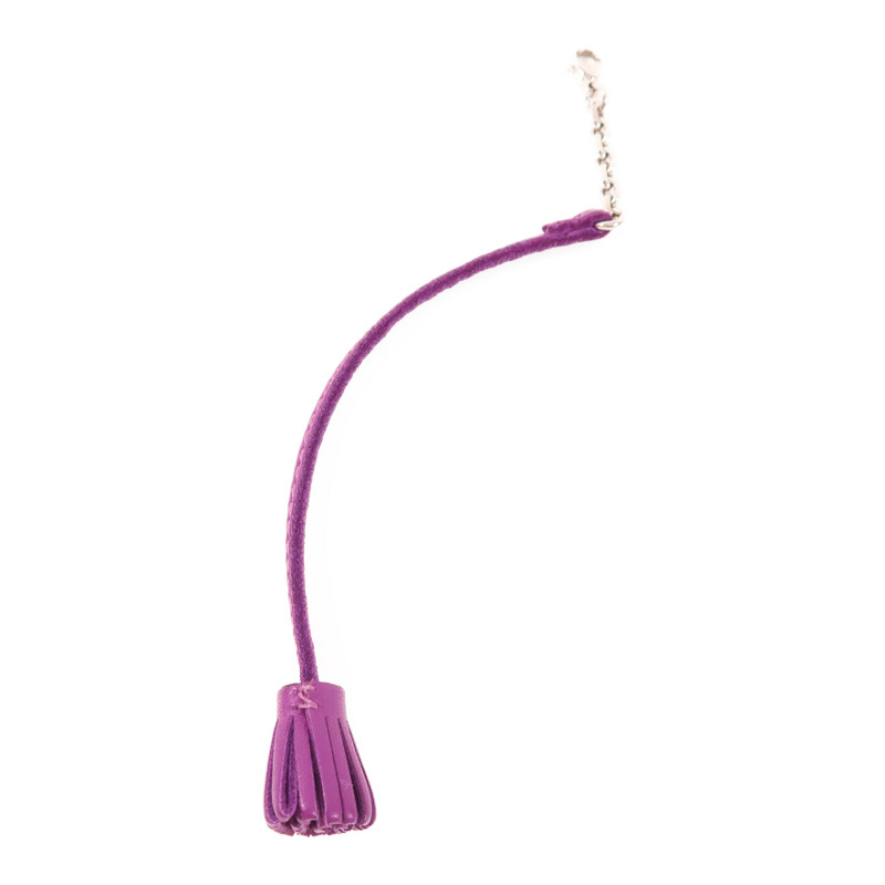 HERMES Swift皮革Carmencita銀扣掛飾-6