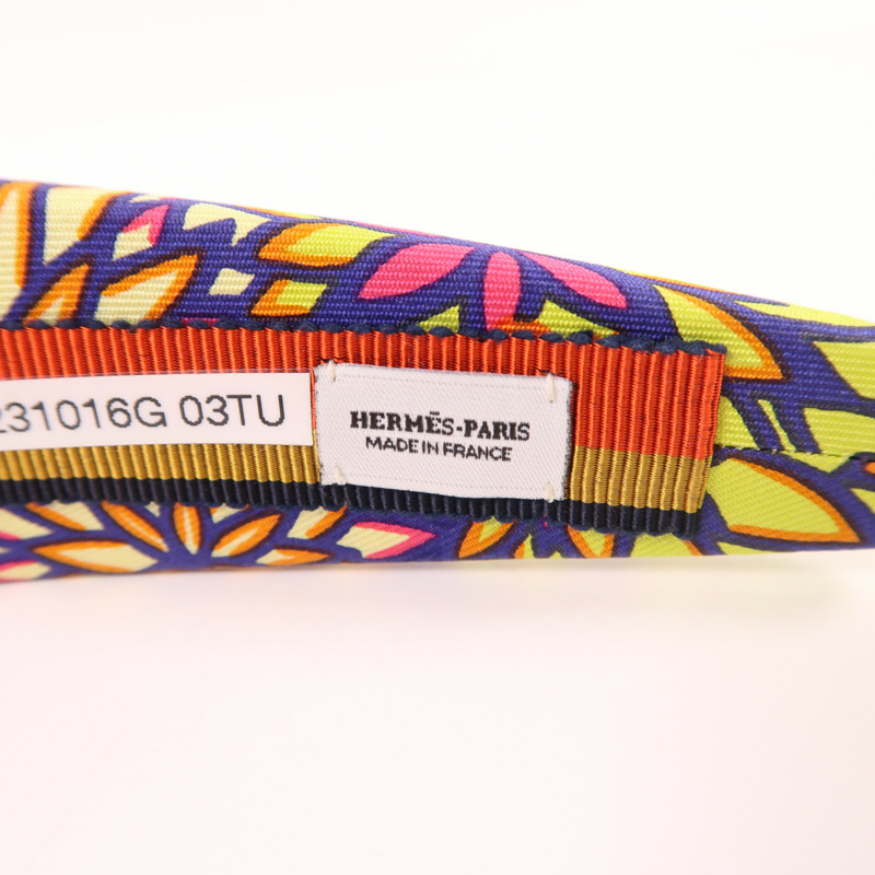 HERMES 絲質Hair Band頭箍-5