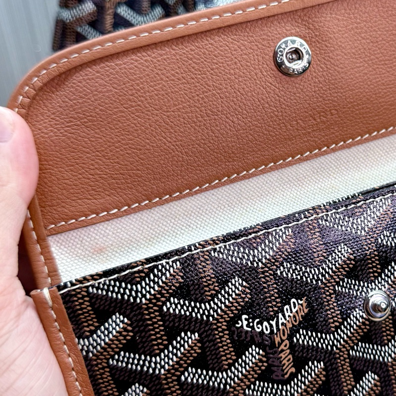 Goyard Hobo Bag 戈雅經典黑棕焦糖色肩背購物袋-26