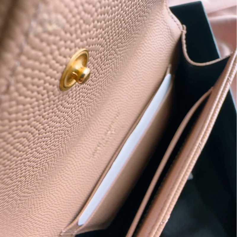 Yves Saint Laurent 鮭魚粉多層卡夾-2