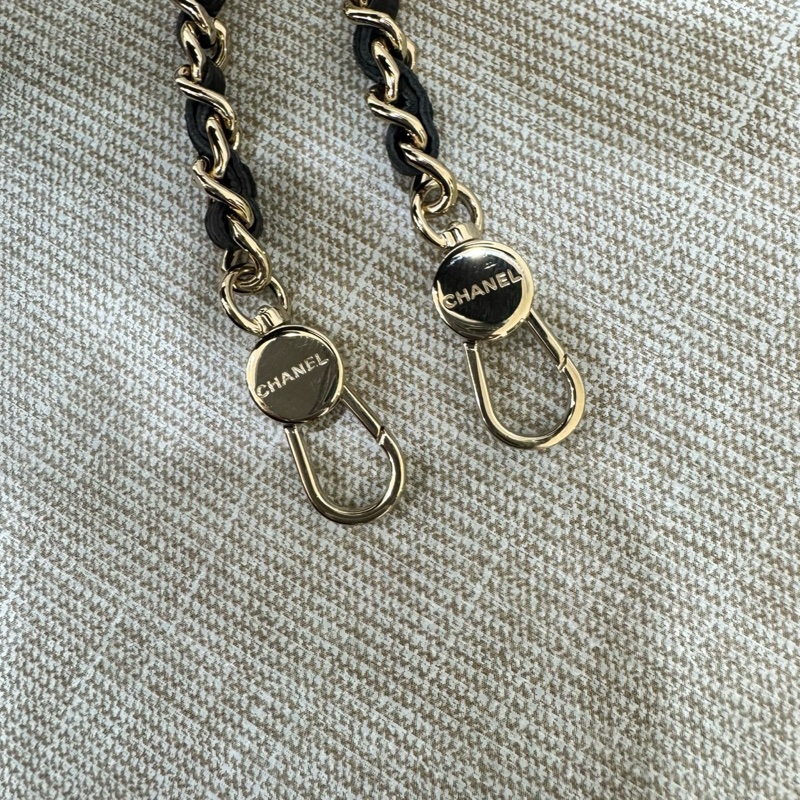 香奈兒 CHANEL 25C 荔枝牛皮郵差包 手提包 雙肩豆腐包 小書包 斜背包 WOC黑金 多種背法-29