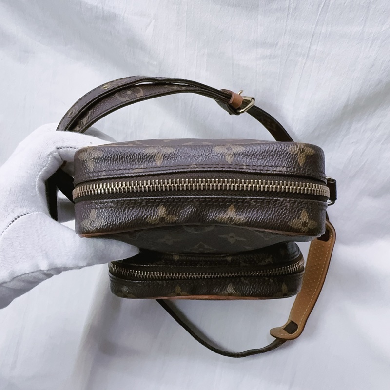 二手Louis Vuitton老花雙層斜背相機包 LV包 LV老花 LV斜背包 LV相機包-2