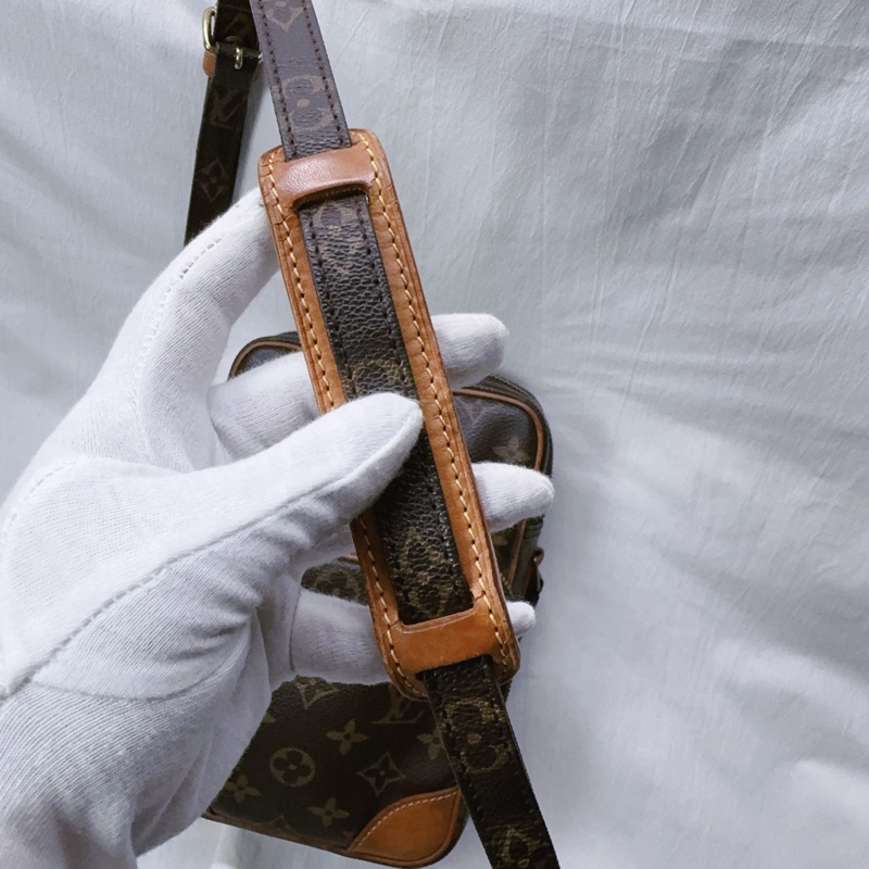 二手Louis Vuitton老花雙層斜背相機包 LV包 LV老花 LV斜背包 LV相機包-3