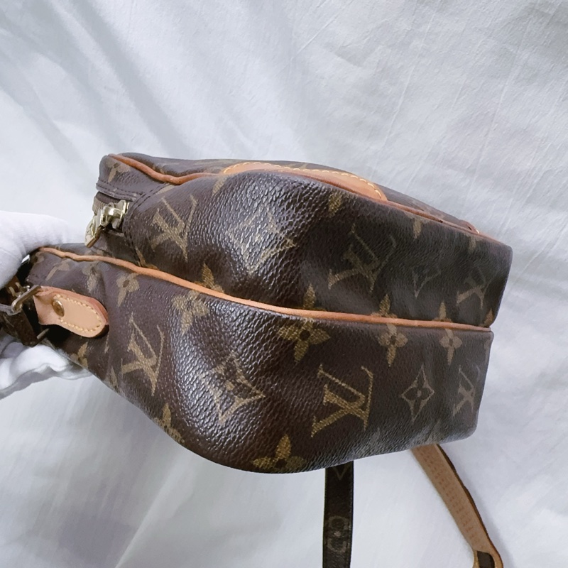 二手Louis Vuitton老花雙層斜背相機包 LV包 LV老花 LV斜背包 LV相機包-8