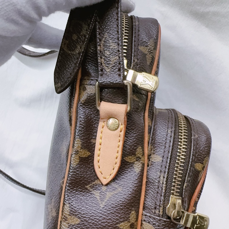 二手Louis Vuitton老花雙層斜背相機包 LV包 LV老花 LV斜背包 LV相機包-11