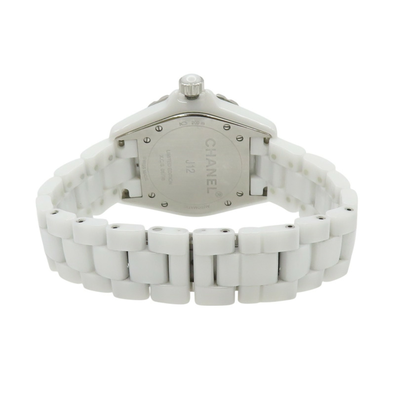白色錶盤 8PD鑽石 陶瓷 不鏽鋼 J12 Collector 腕錶【CHANEL 香奈兒】 H5199-4