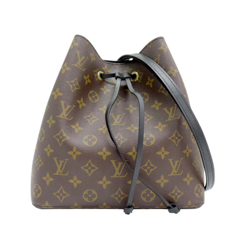 棕色 原花帆布 NeoNoe MM 水桶包 肩背包 M44020-0