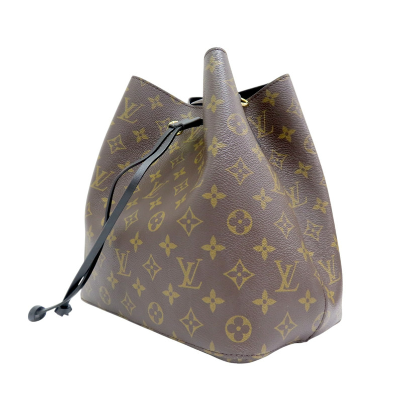 棕色 原花帆布 NeoNoe MM 水桶包 肩背包 M44020-2