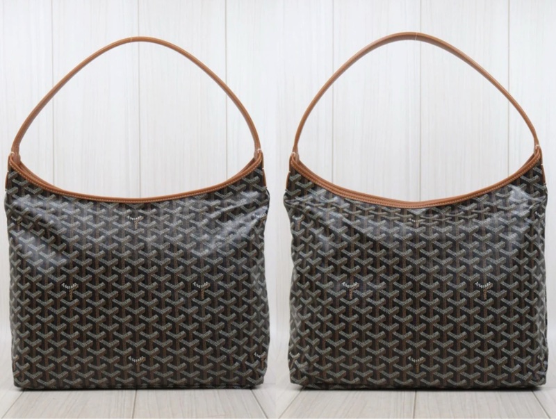 「JL精品代購」98新 Goyard 黑棕 hobo-2