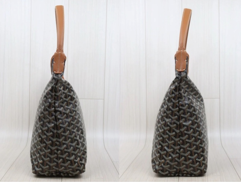 「JL精品代購」98新 Goyard 黑棕 hobo-3