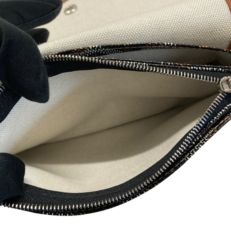 GOYARD 戈雅 PLUMET Goyardine帆布 斜背包 棕色老花-8