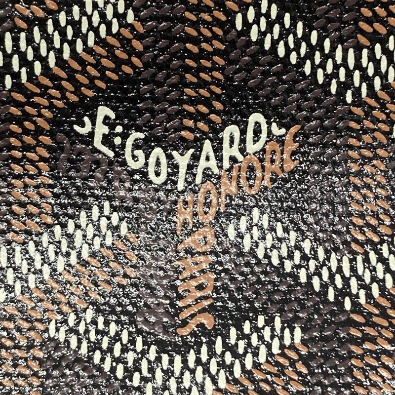 GOYARD 戈雅 PLUMET Goyardine帆布 斜背包 棕色老花-12