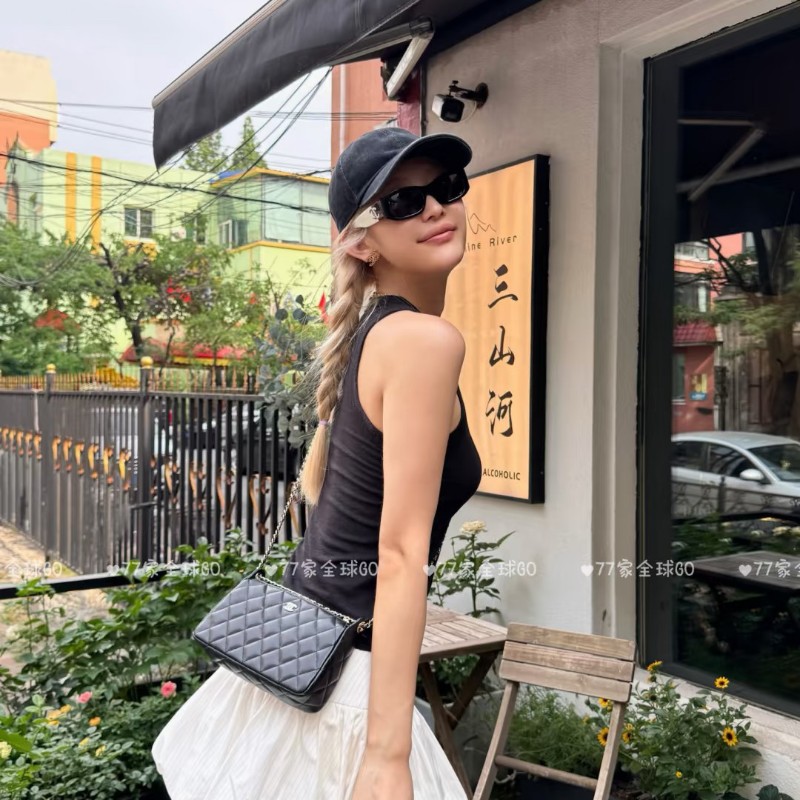 香奈兒25B 荔枝紋 麻將包 發財包 台灣購證-4