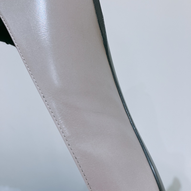 TK1717 ROGER VIVIER經典金屬方扣平底鞋 TROMPETTE METAL BUCKLE BALLERINAS IN LEATHER FLATS-12