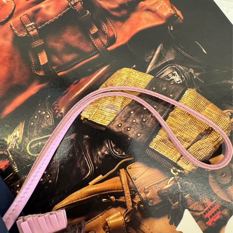 Hermes咖/粉小飛馬吊飾-8