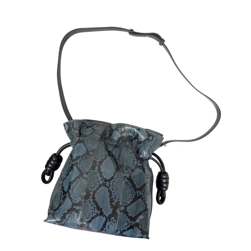 Loewe flamenco 稀有蛇皮 福袋包 肩背包 斜背包-2