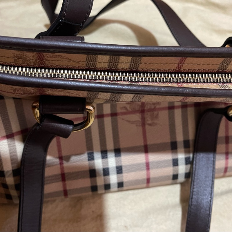 Burberry 經典格紋戰馬托特包-54