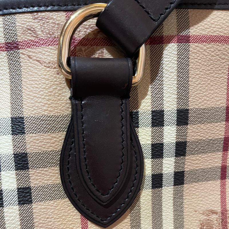 Burberry 經典格紋戰馬托特包-42
