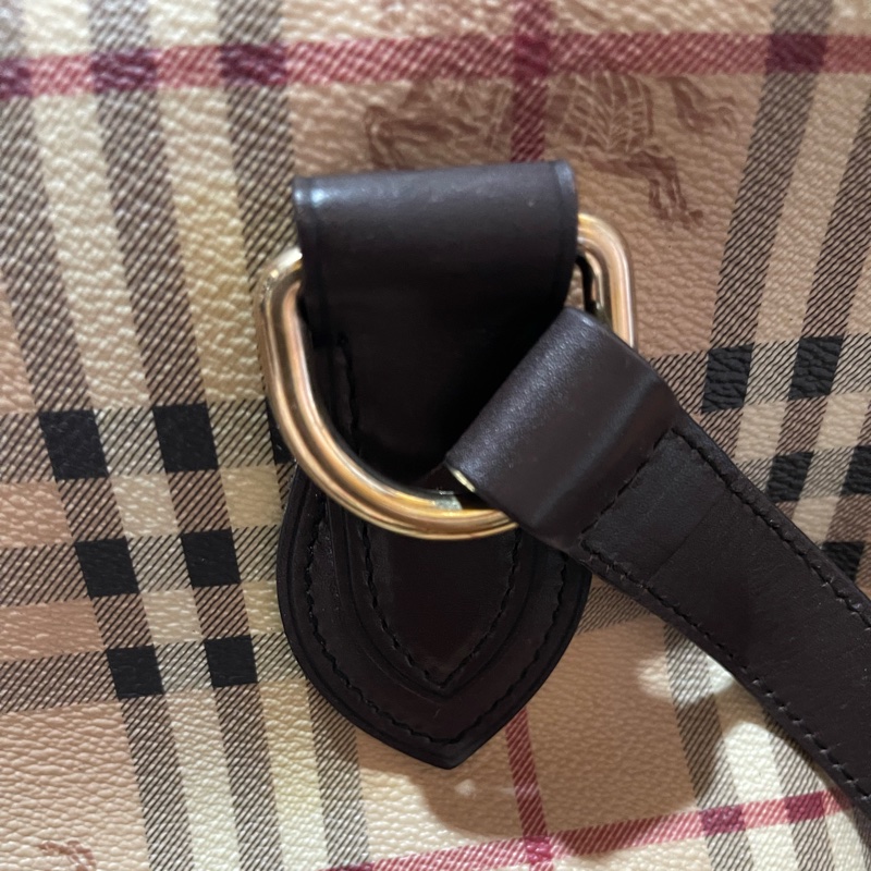 Burberry 經典格紋戰馬托特包-44