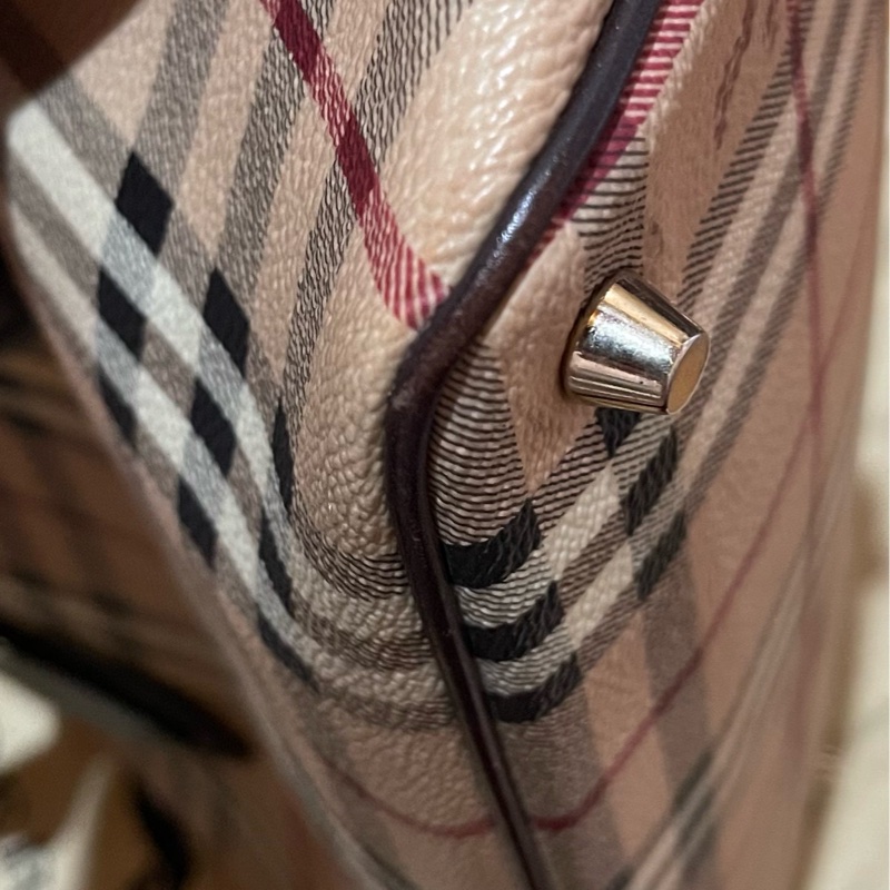 Burberry 經典格紋戰馬托特包-56