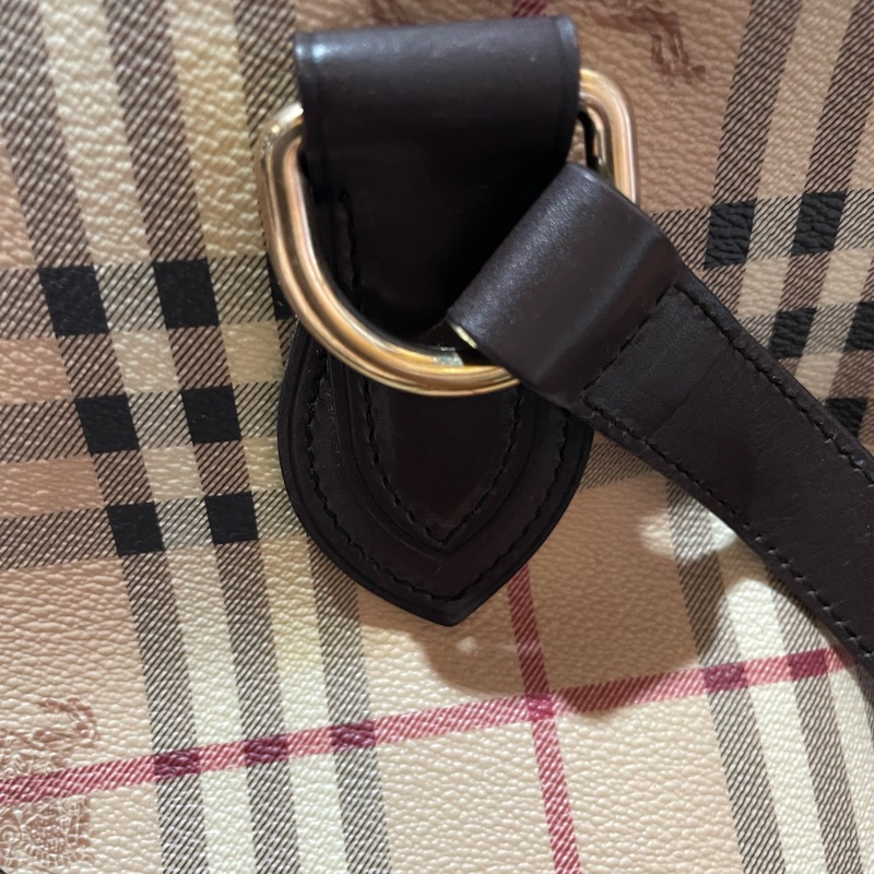 Burberry 經典格紋戰馬托特包-24