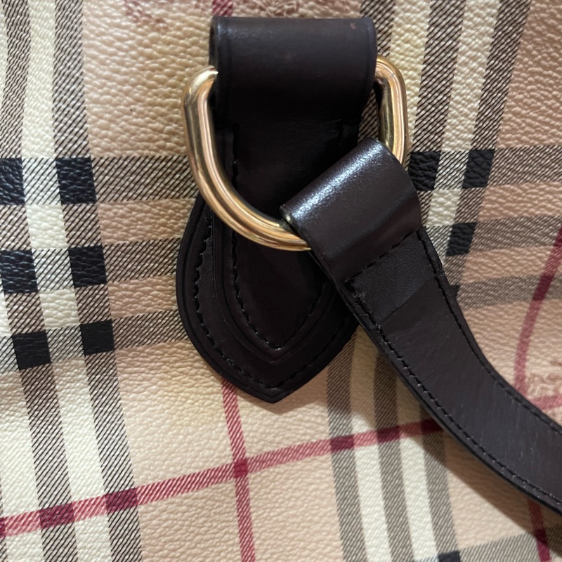 Burberry 經典格紋戰馬托特包-25